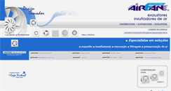 Desktop Screenshot of airfan.com.br