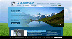 Desktop Screenshot of airfan.it